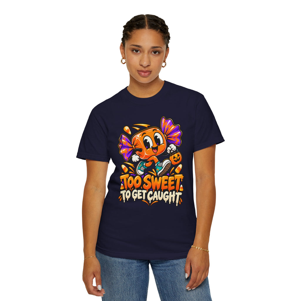 Too Sweet to Get Caught – Cute Halloween Candy T-Shirt