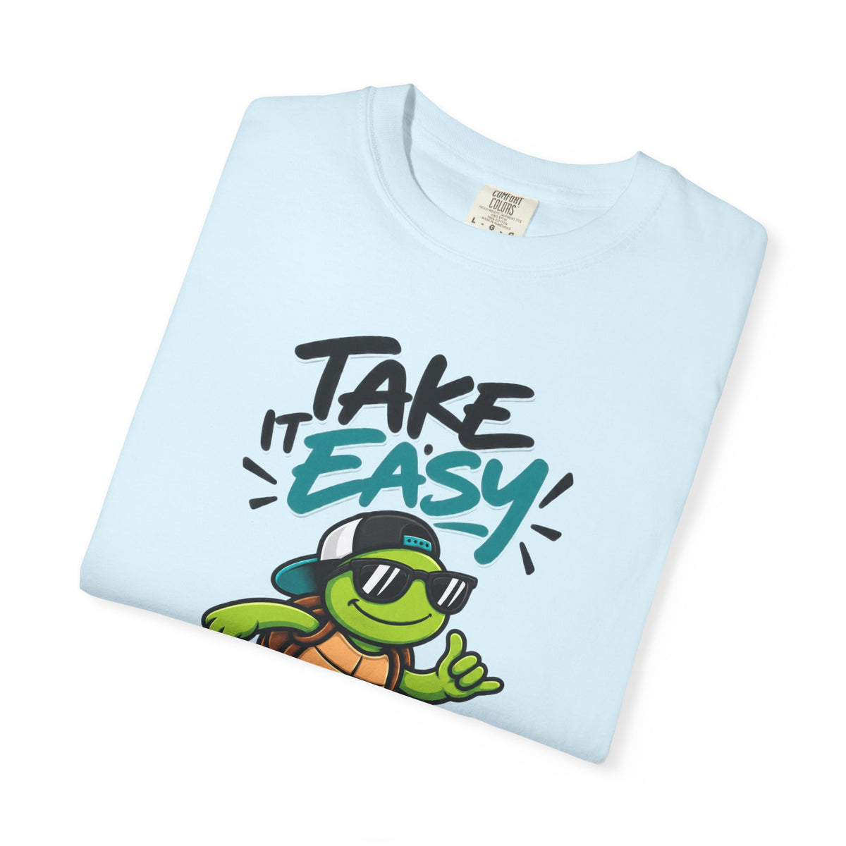 Take It Easy Skate Turtle Graphic T-Shirt | Festora Everyday