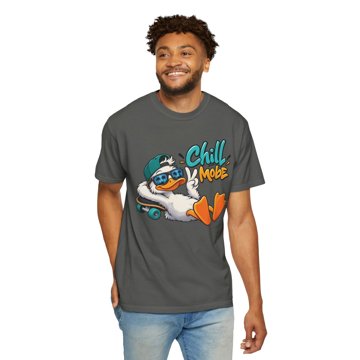 Chill Mode Duck Graphic T-Shirt | Festora Everyday