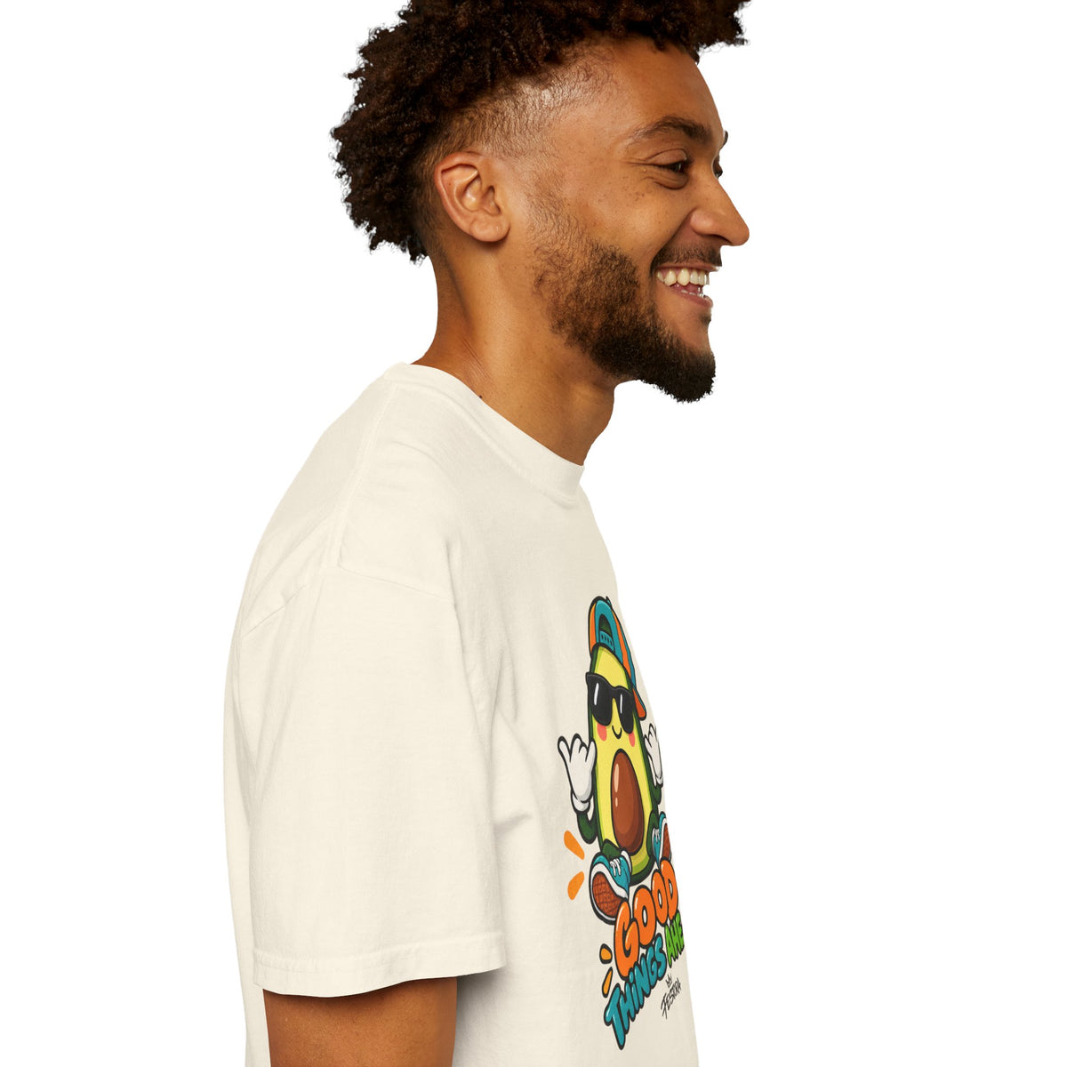 Good Things Ahead Avocado Graphic T-Shirt | Festora Everyday