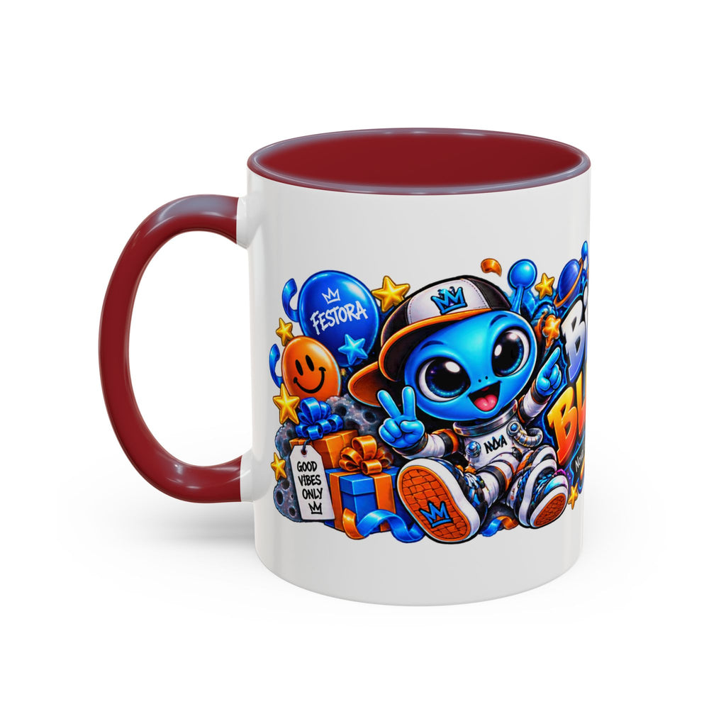 Festora Alien Birthday Mug – Birthday Blast Off Coffee Cup
