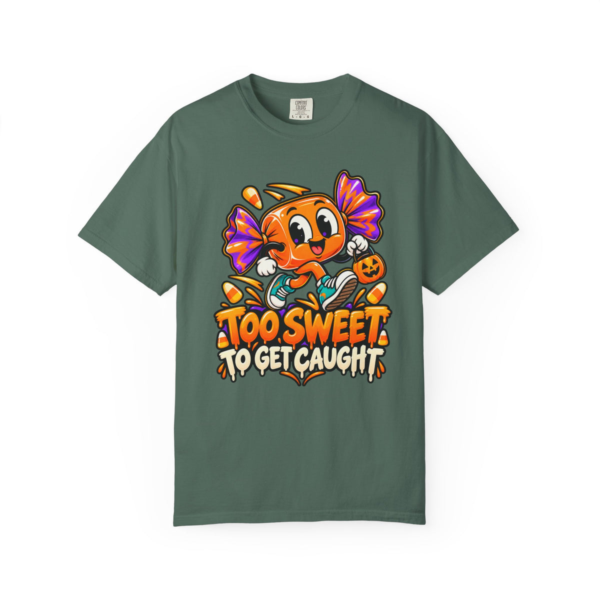 Too Sweet to Get Caught – Cute Halloween Candy T-Shirt