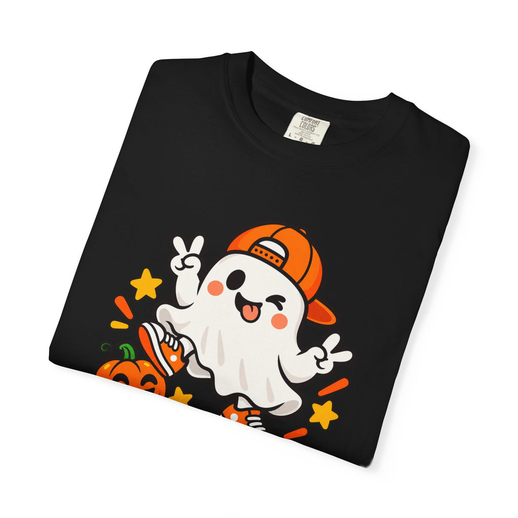 Just Boo It Halloween T-Shirt | Cute Skater Ghost Graphic Tee
