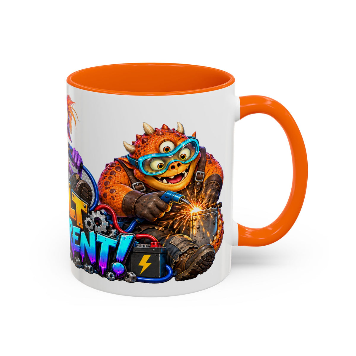 Built Different Monster Workshop Halloween White Mug