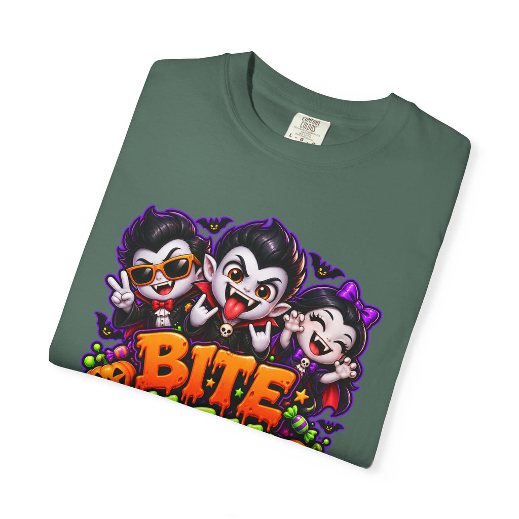 Bite Night Crew Halloween T-Shirt – Funny Vampire Graphic Tee