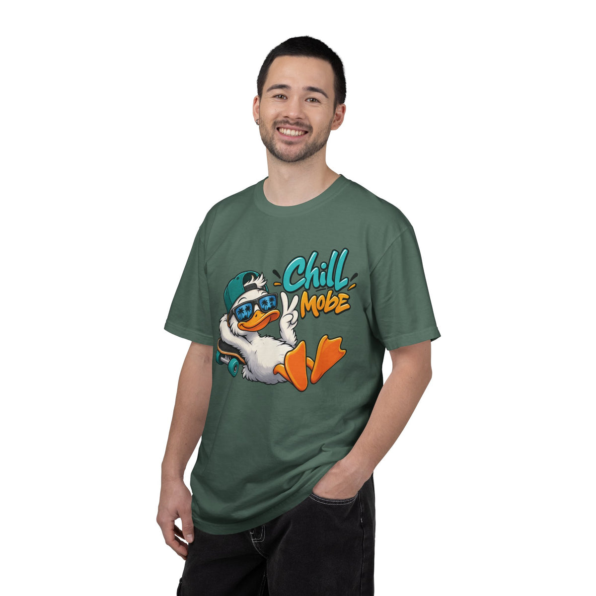 Chill Mode Duck Graphic T-Shirt | Festora Everyday