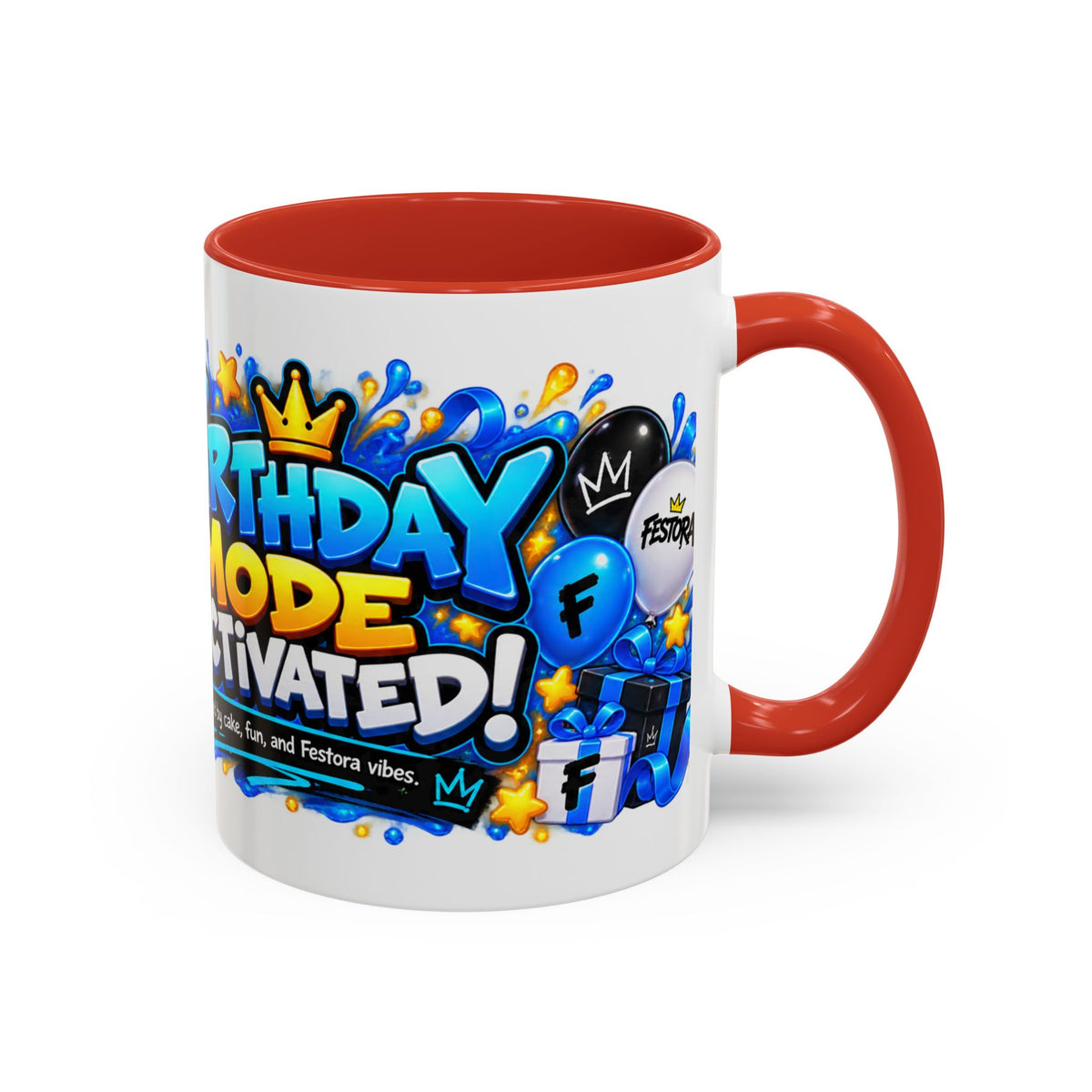 Festora Bot Birthday Mug – Birthday Mode Activated Robot Coffee Cup