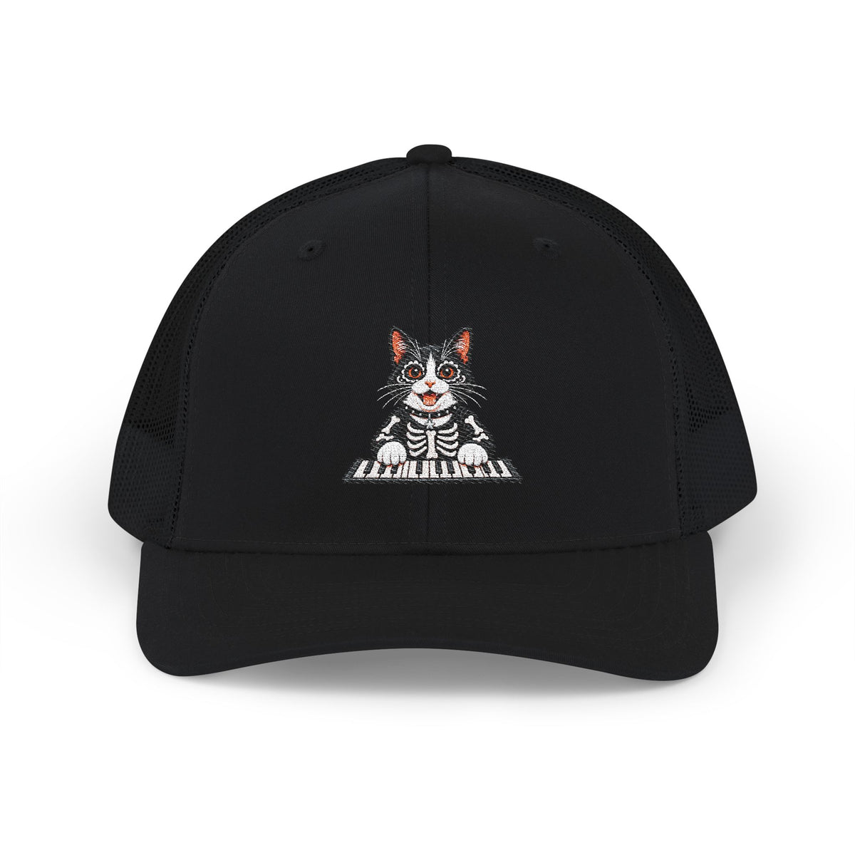 Jax the Keyboard Cat Embroidered Trucker Cap