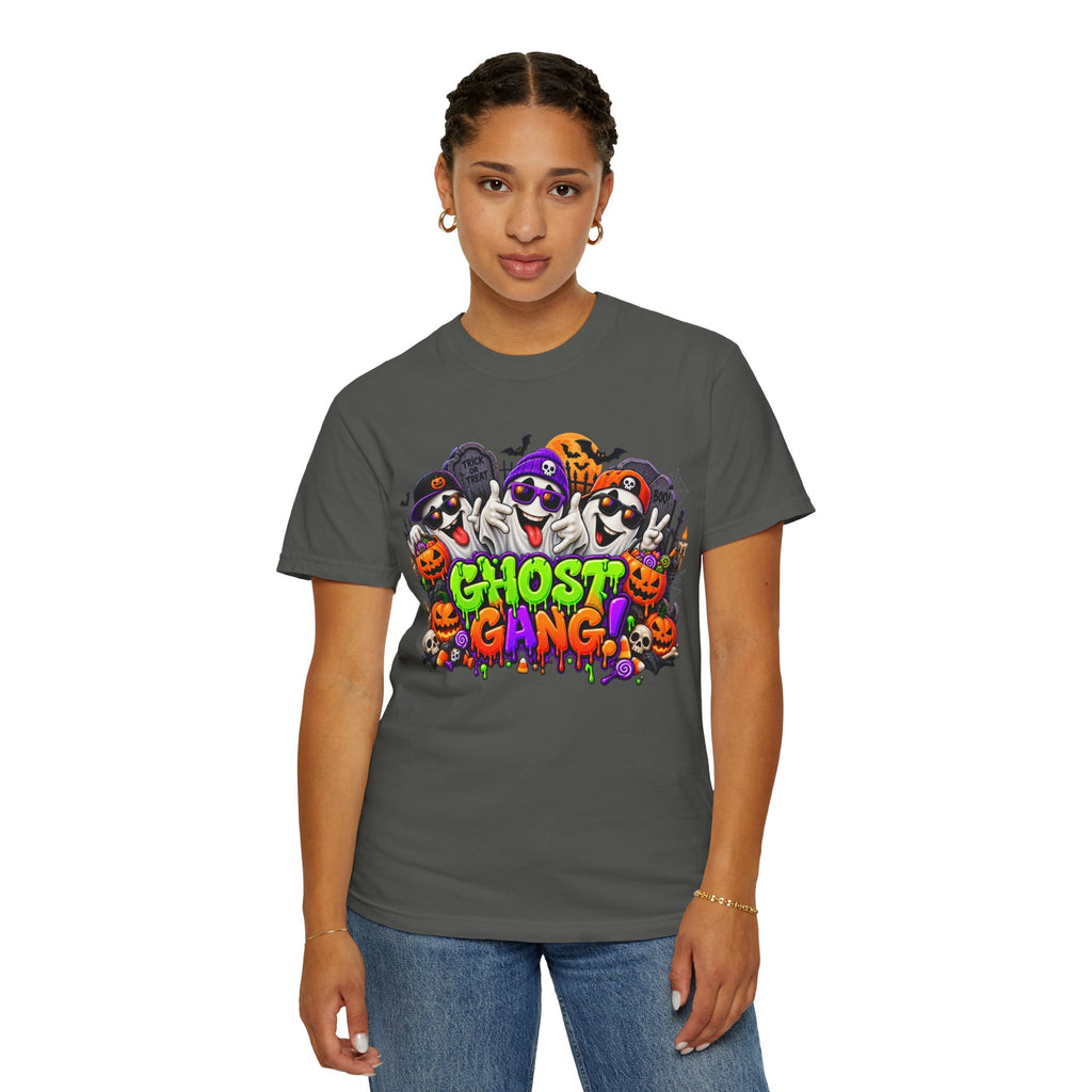 Ghost Gang Halloween T-Shirt – Funny Colorful Ghost Graphic Tee