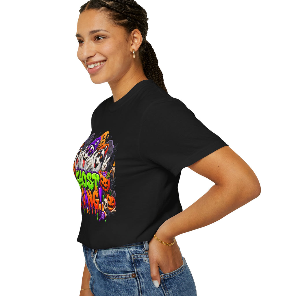 Ghost Gang Halloween T-Shirt – Funny Colorful Ghost Graphic Tee