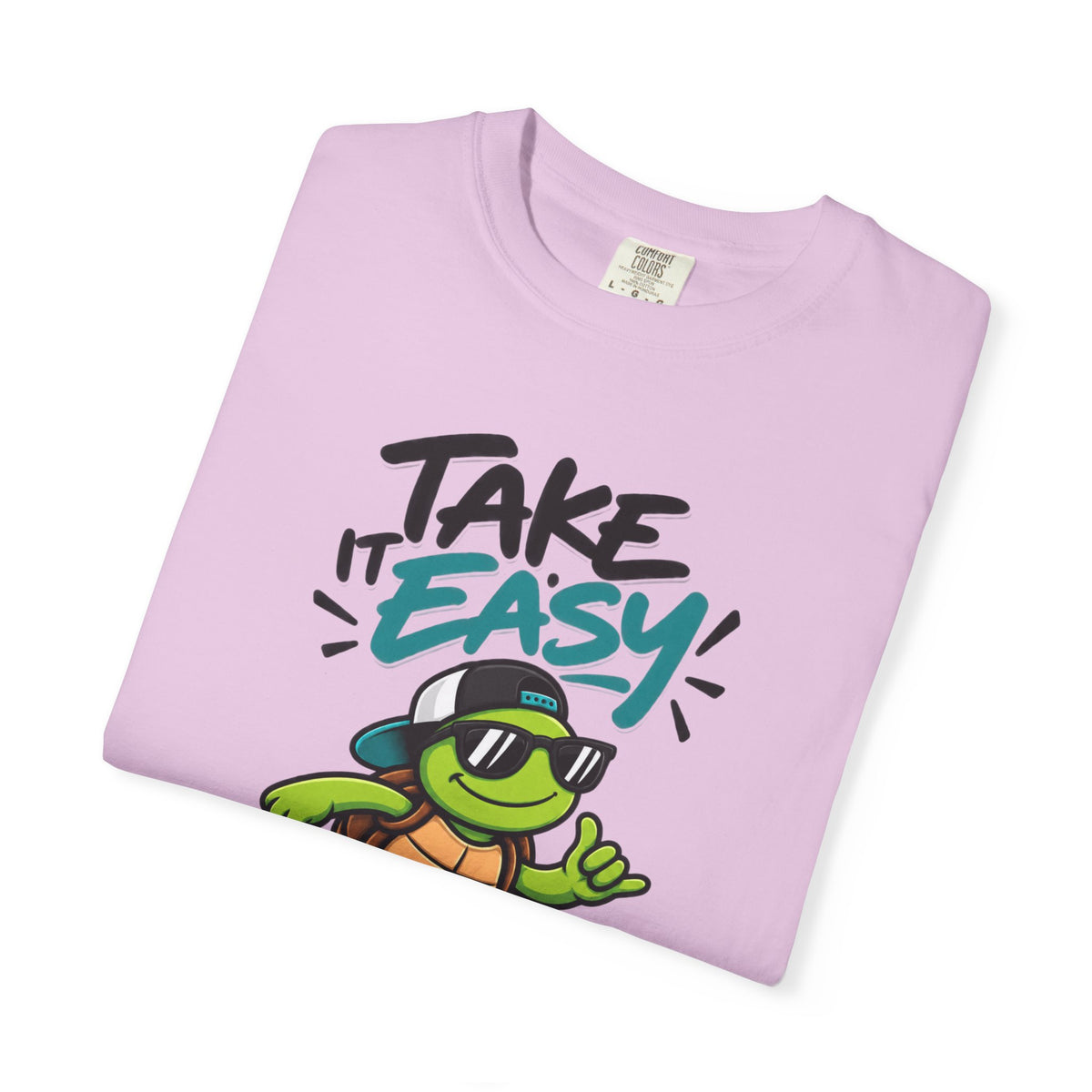 Take It Easy Skate Turtle Graphic T-Shirt | Festora Everyday