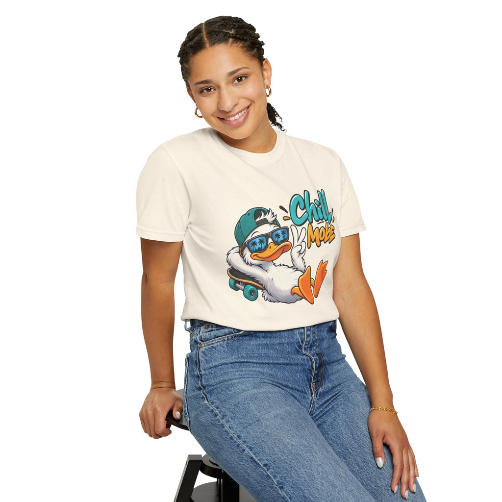 Chill Mode Duck Graphic T-Shirt | Festora Everyday
