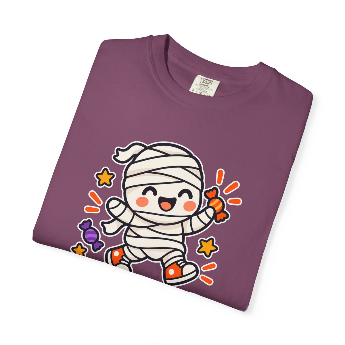 Wrapped but Sweet Halloween T-Shirt | Cute Mummy Graphic Tee