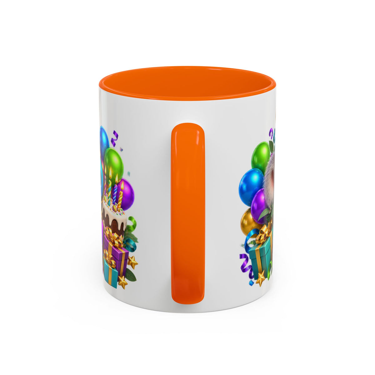 Koala-Fied for a Great Birthday White Mug – Cute Koala Birthday Cup, Colorful Fun Party Gift