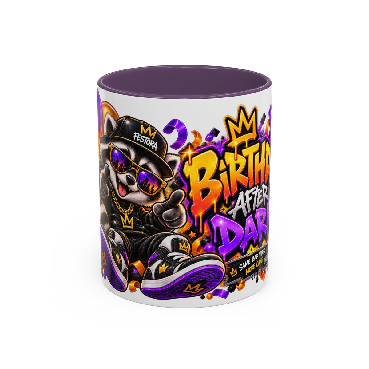 Festora Raccoon Birthday Mug – Birthday After Dark Coffee Cup