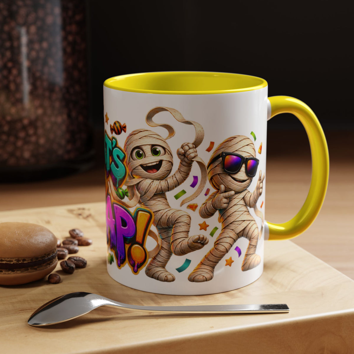 That’s a Wrap Funny Halloween Mummy Party White Mug