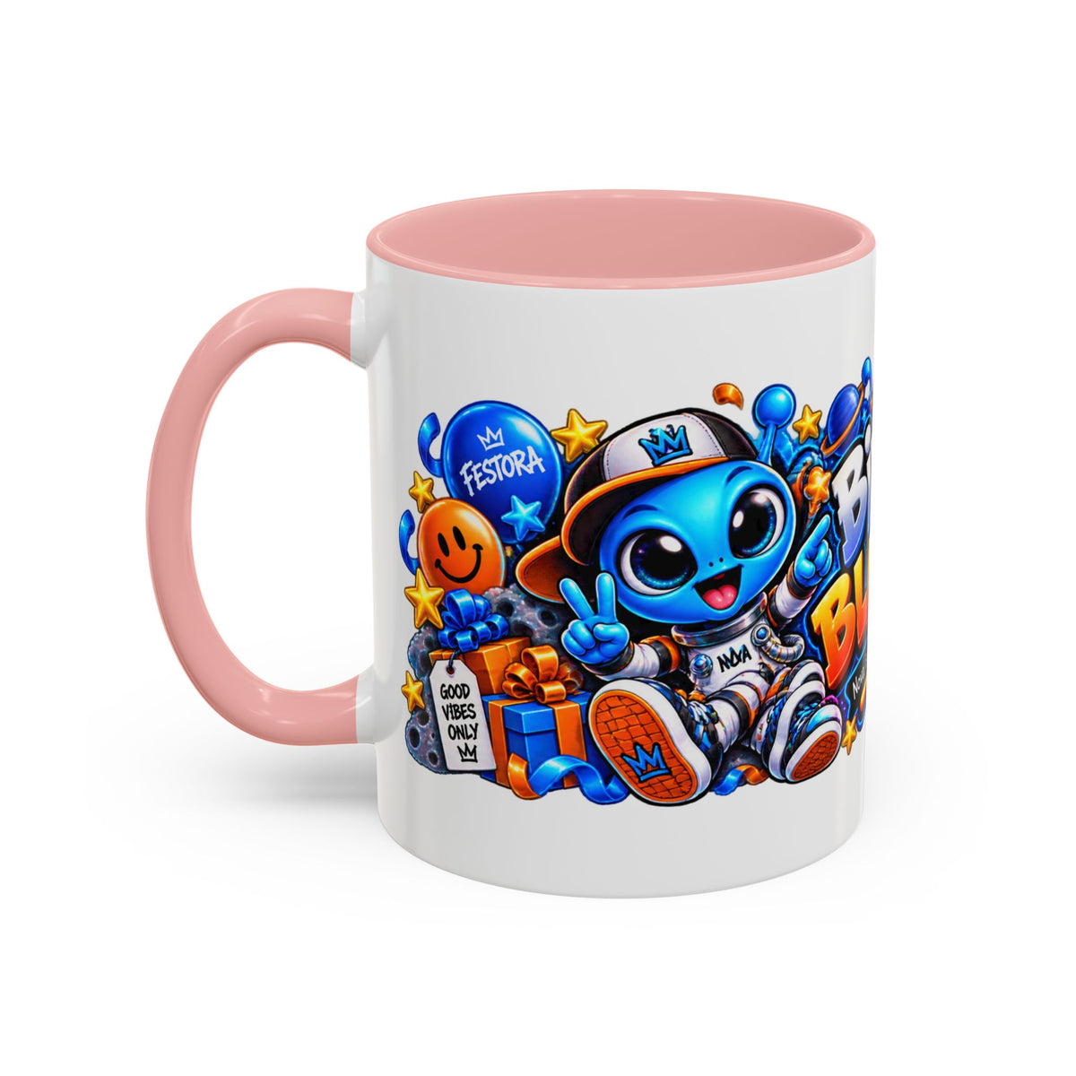 Festora Alien Birthday Mug – Birthday Blast Off Coffee Cup