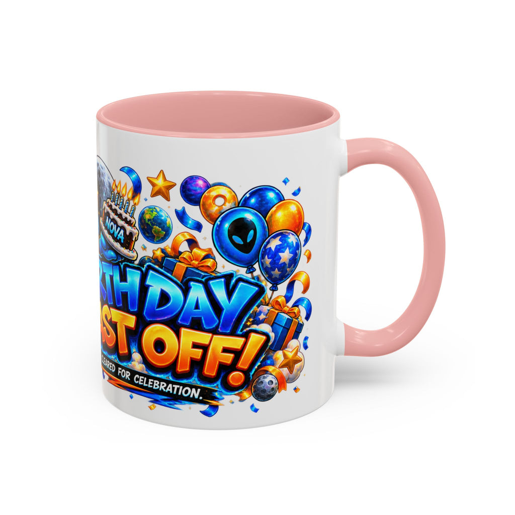 Festora Alien Birthday Mug – Birthday Blast Off Coffee Cup