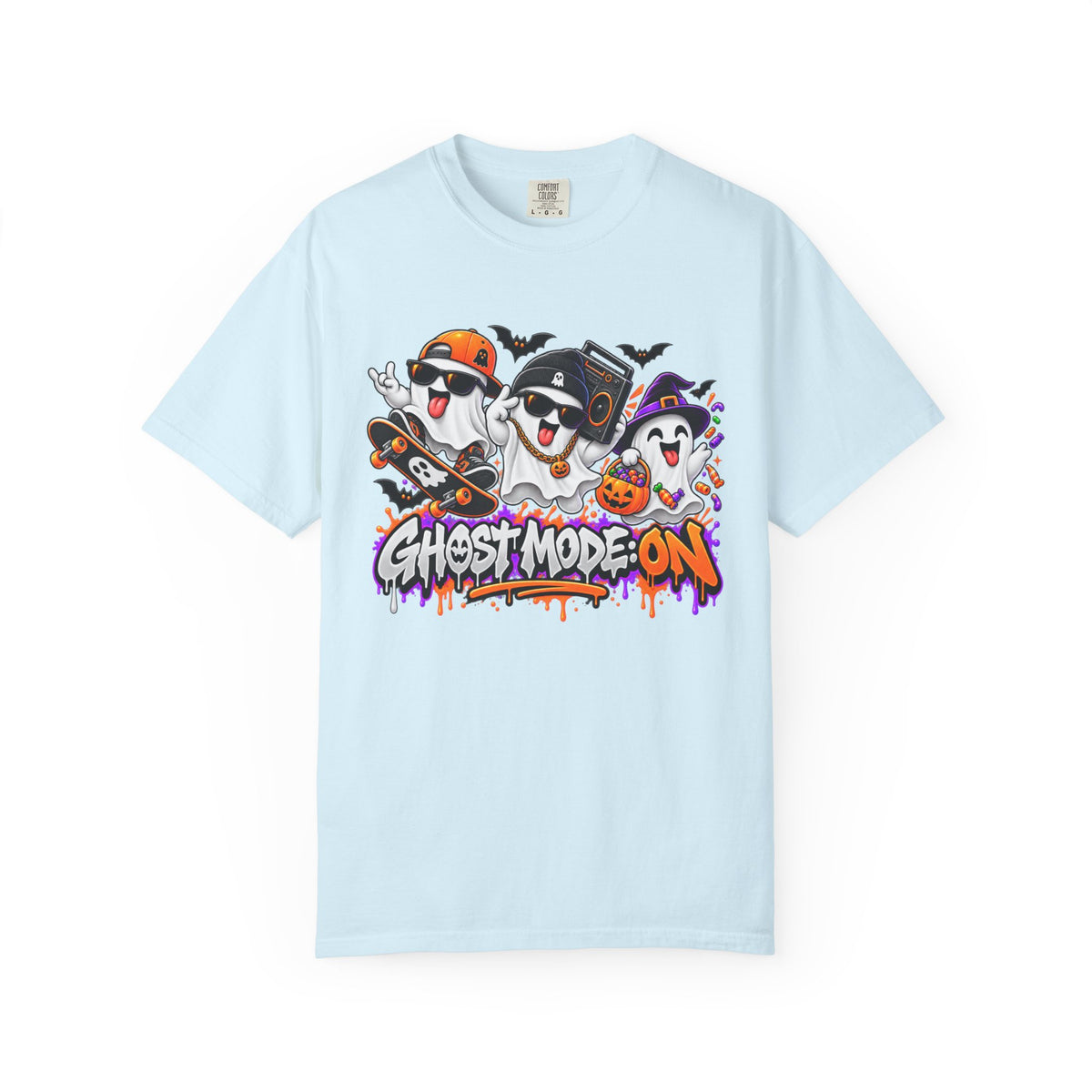 Ghost Mode: ON – Halloween Ghosts Graphic T-Shirt