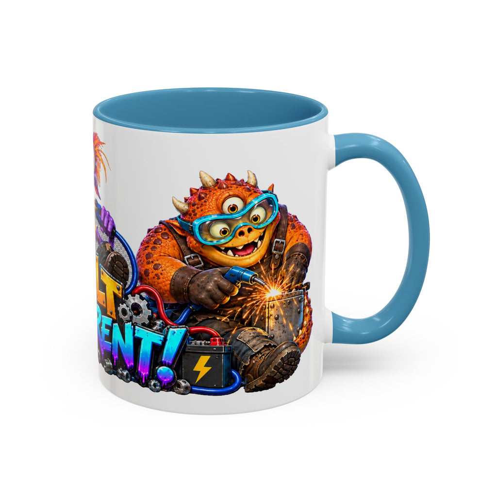 Built Different Monster Workshop Halloween White Mug