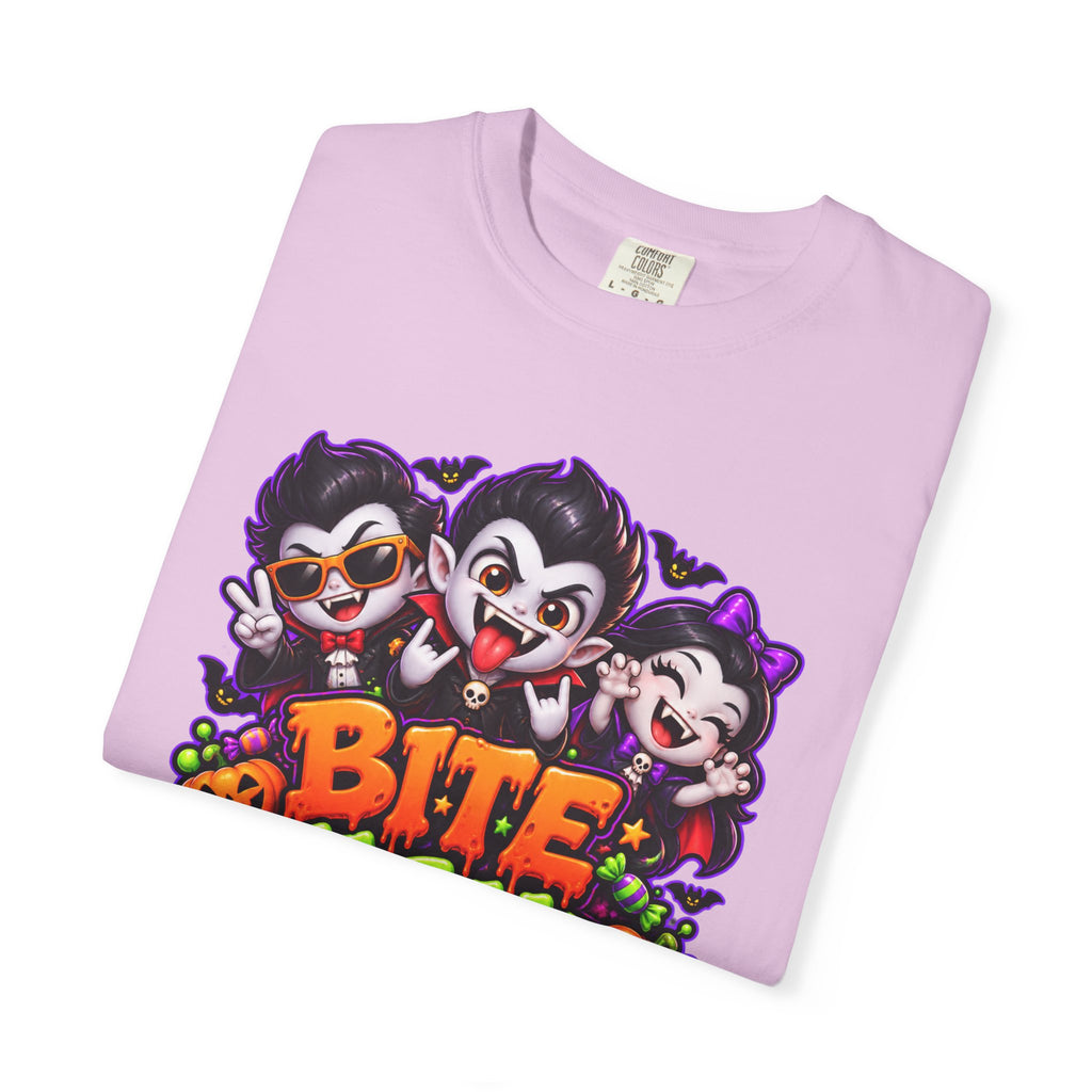 Bite Night Crew Halloween T-Shirt – Funny Vampire Graphic Tee