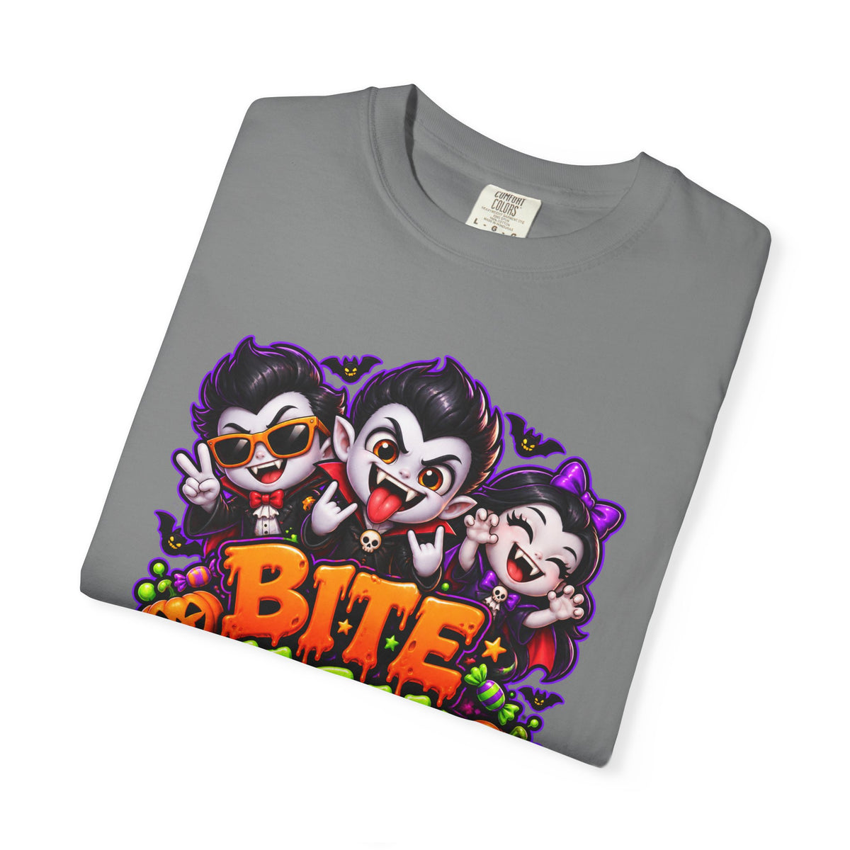 Bite Night Crew Halloween T-Shirt – Funny Vampire Graphic Tee