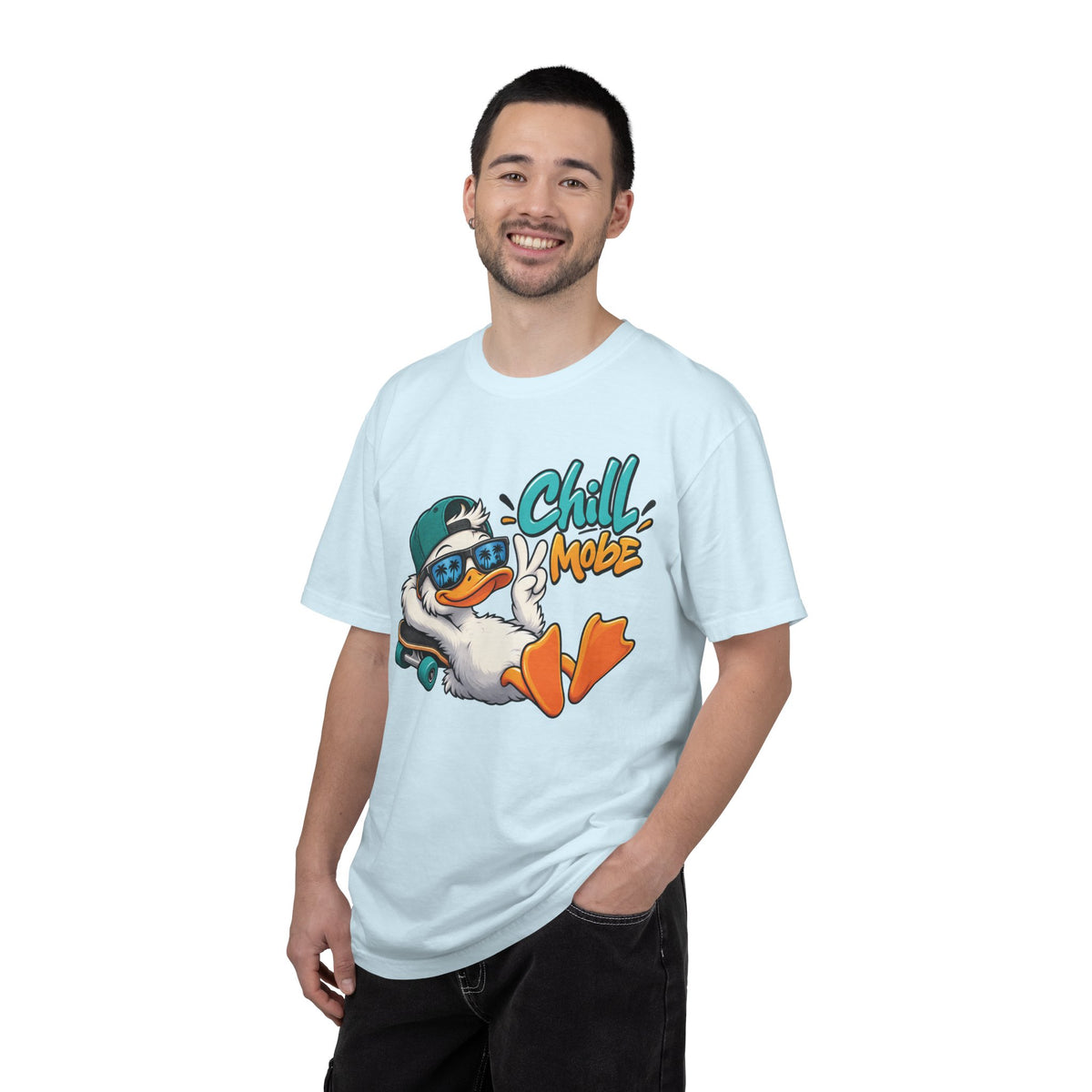 Chill Mode Duck Graphic T-Shirt | Festora Everyday