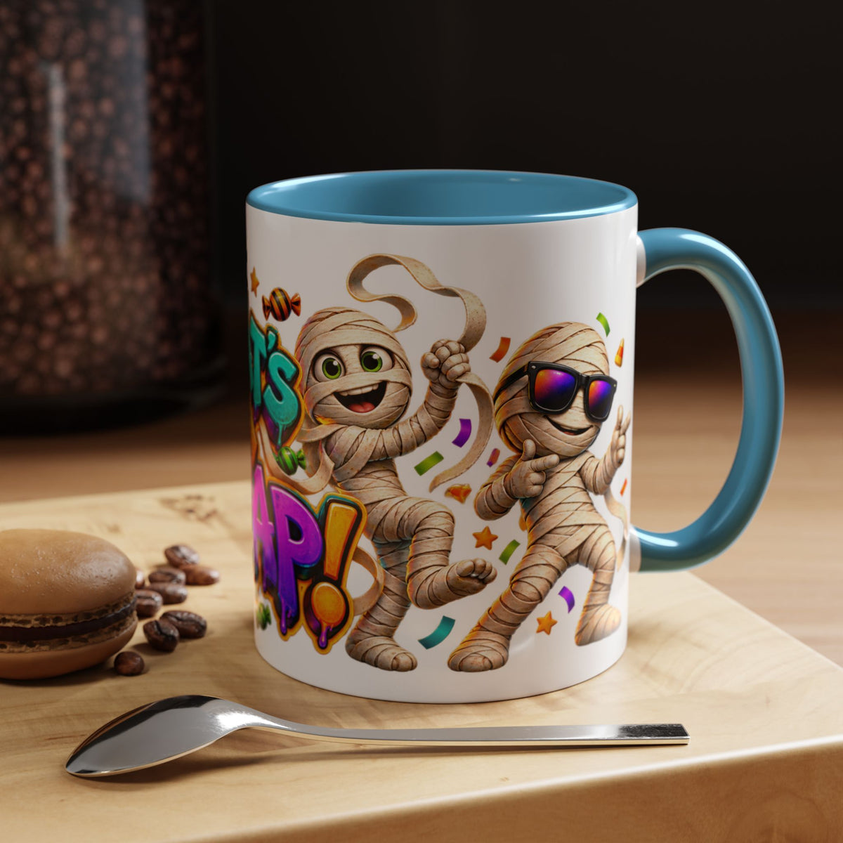 That’s a Wrap Funny Halloween Mummy Party White Mug