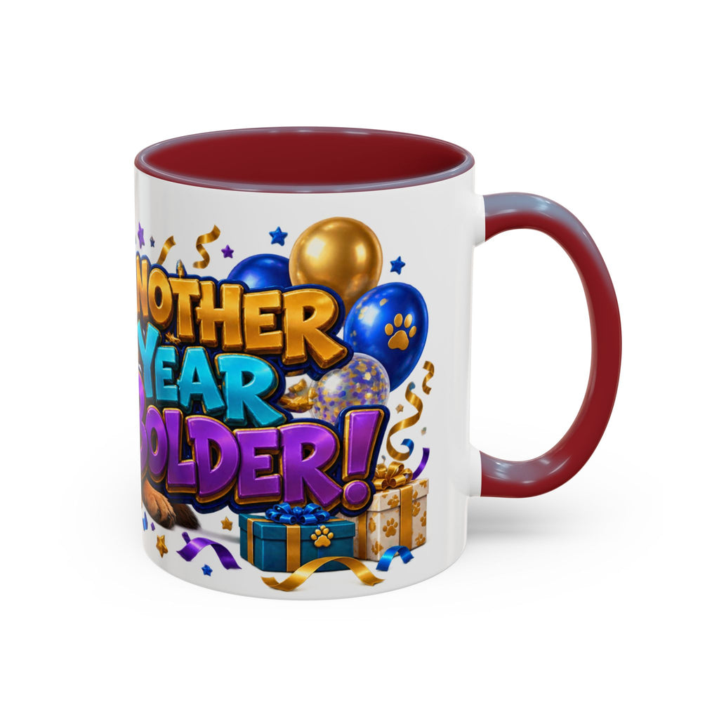 German Shepherd Birthday Mug – Another Year Bolder White Coffee Cup