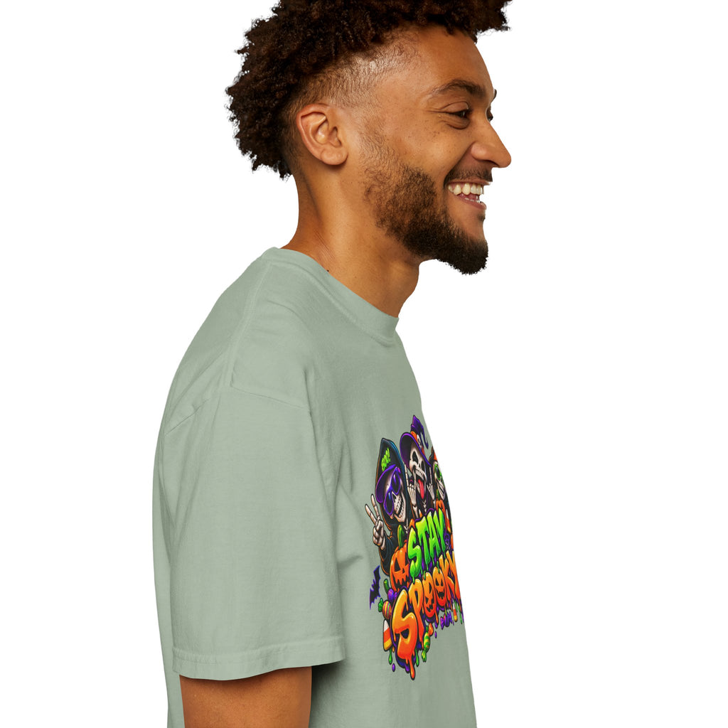 Stay Spooky Halloween T-Shirt – Funny Skeleton Crew Colorful Graphic Tee