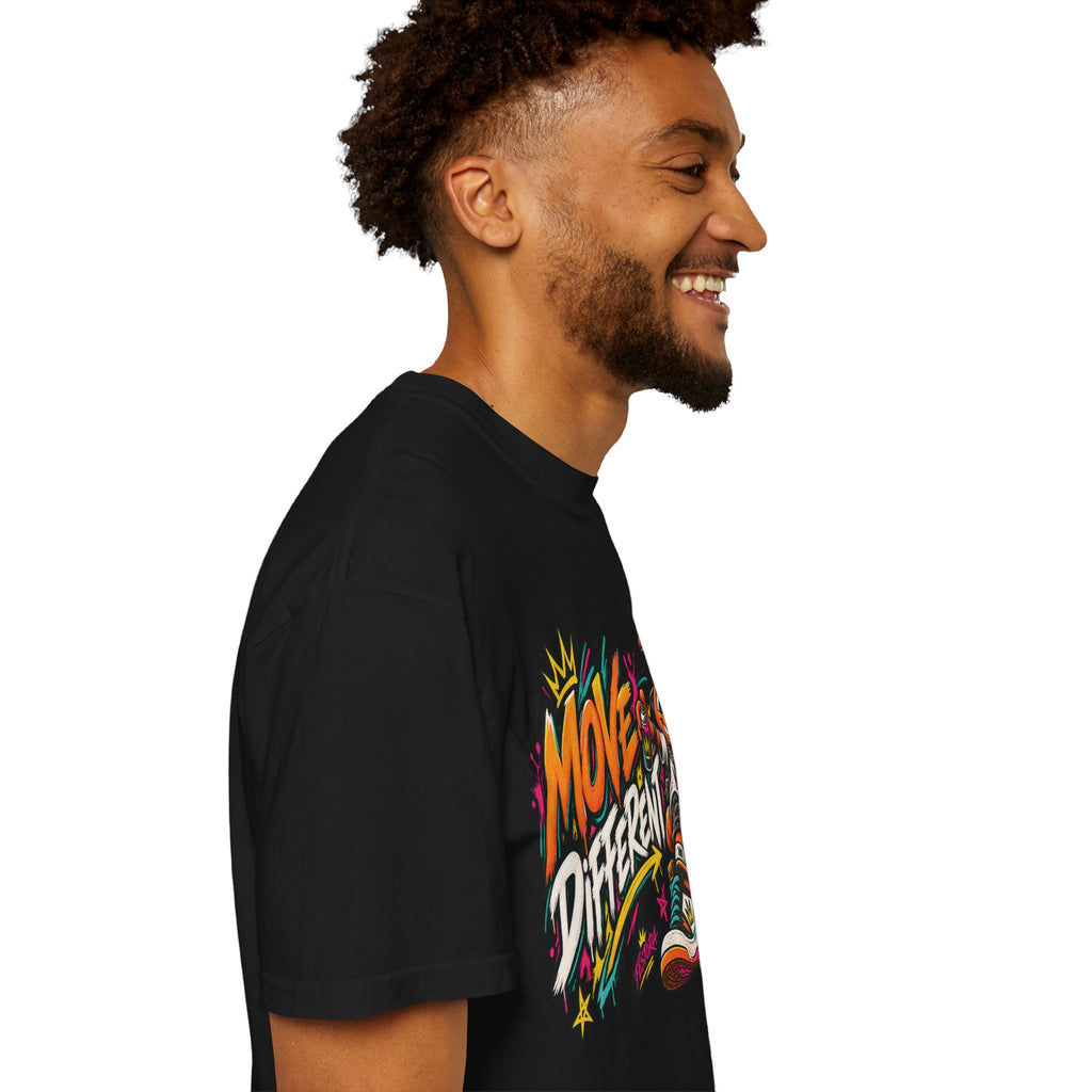 Move Different Graphic T-Shirt — Streetwear Skate Ant Mascot Design