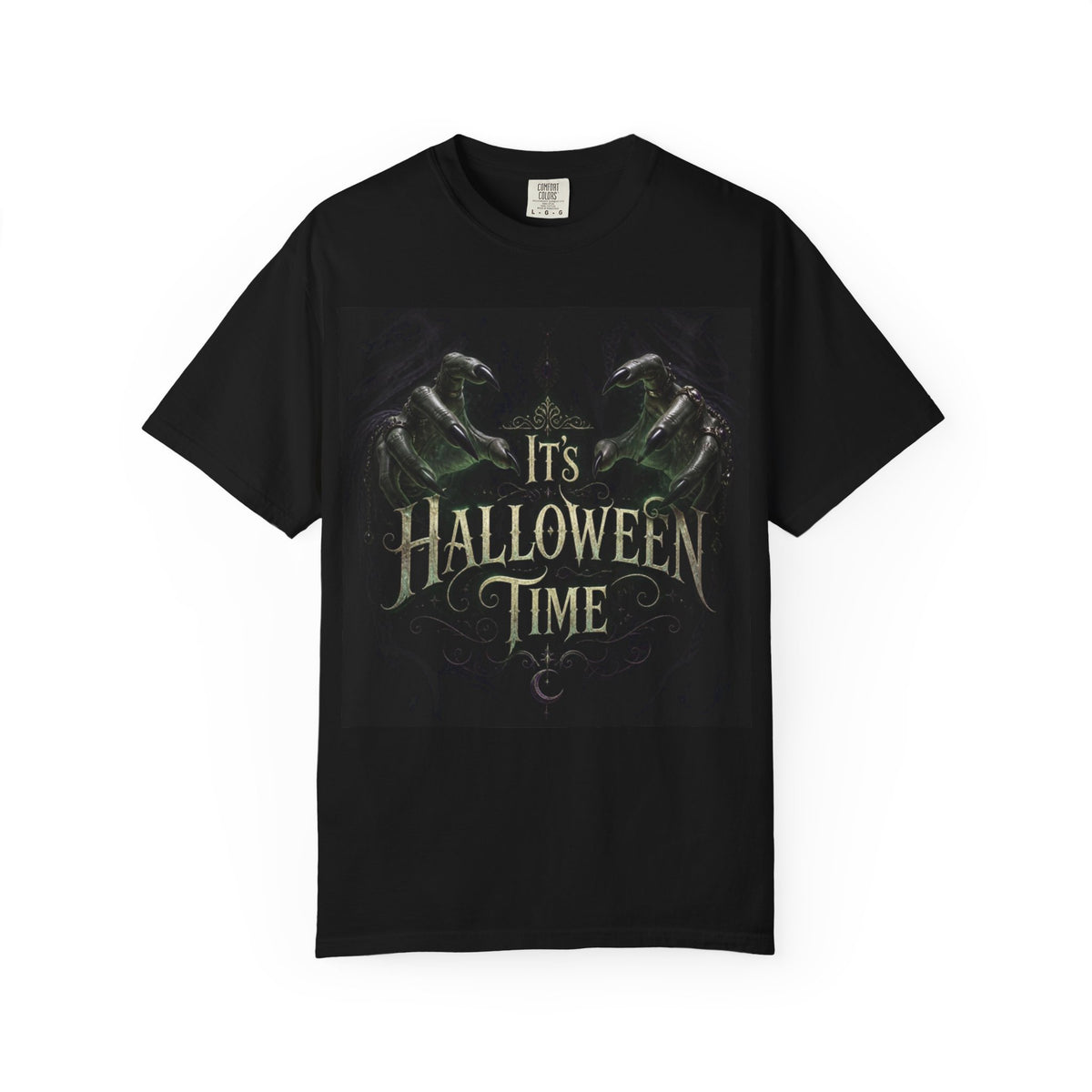 Halloween T-Shirt — "It's Halloween Time" Vintage Gothic Design