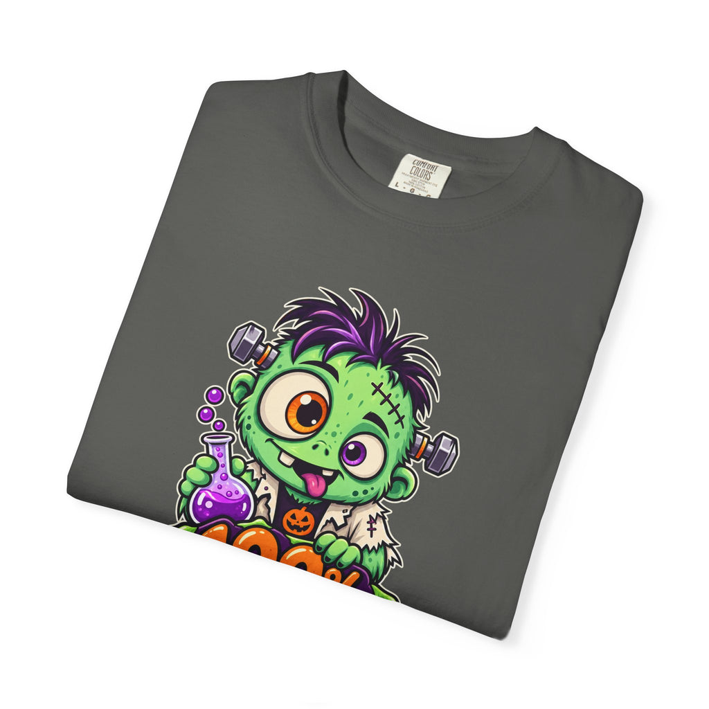 100% Natural. Mostly. – Cute Halloween Lab Monster T-Shirt