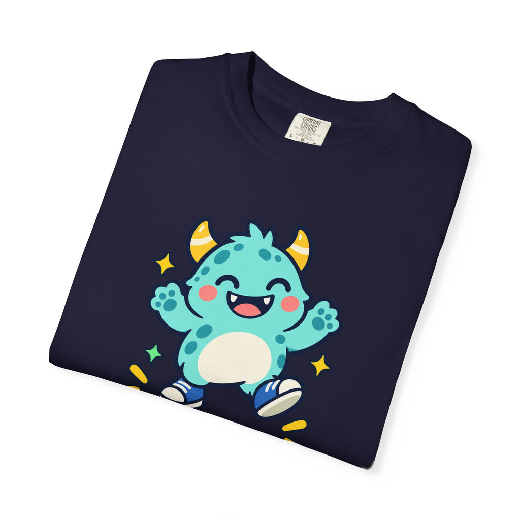Stay Monster Happy – Cute Monster Graphic T-Shirt