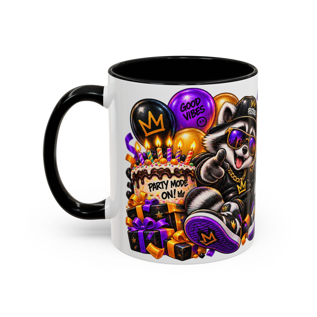 Festora Raccoon Birthday Mug – Birthday After Dark Coffee Cup