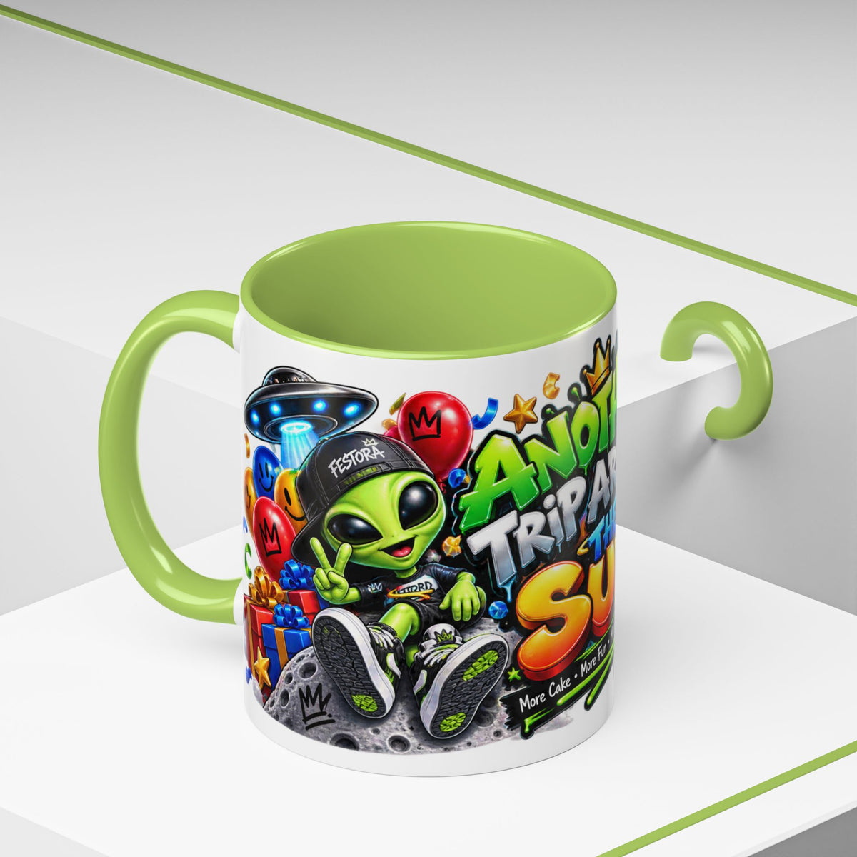 Festora Alien Birthday Mug – Another Trip Around the Sun Coffee Cup