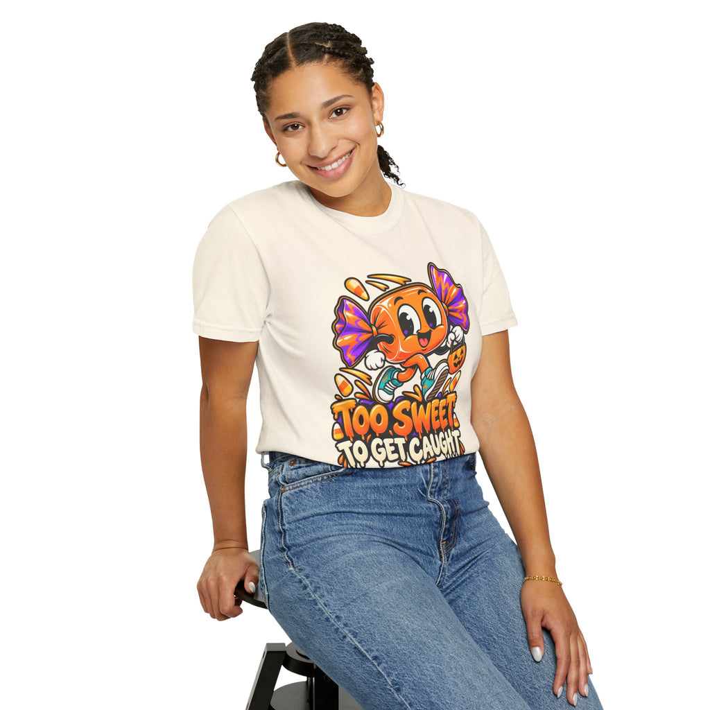 Too Sweet to Get Caught – Cute Halloween Candy T-Shirt