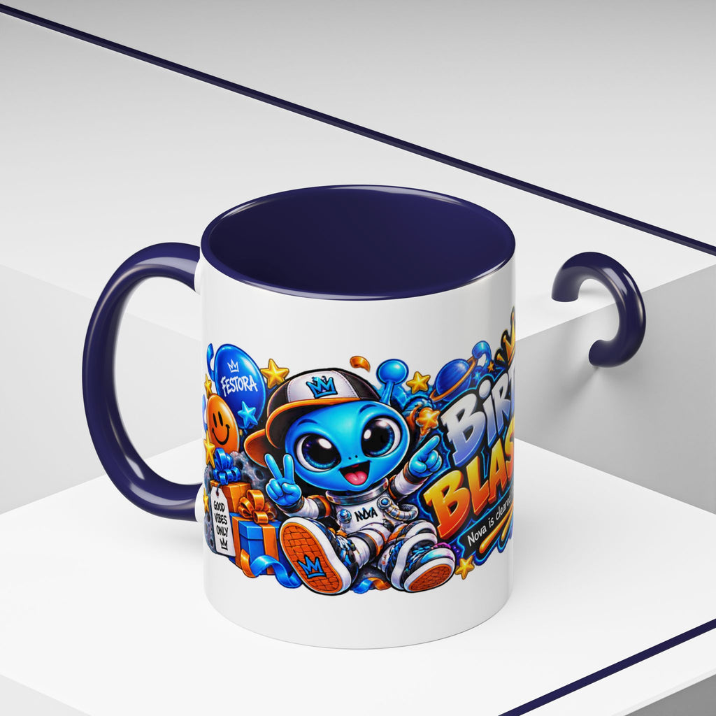 Festora Alien Birthday Mug – Birthday Blast Off Coffee Cup