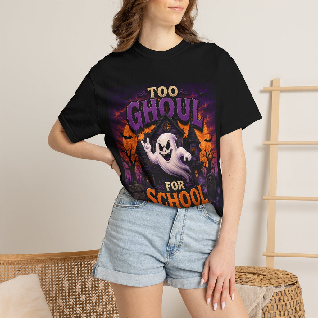 Too Ghoul for School T-Shirt — Halloween Ghost Graphic Tee