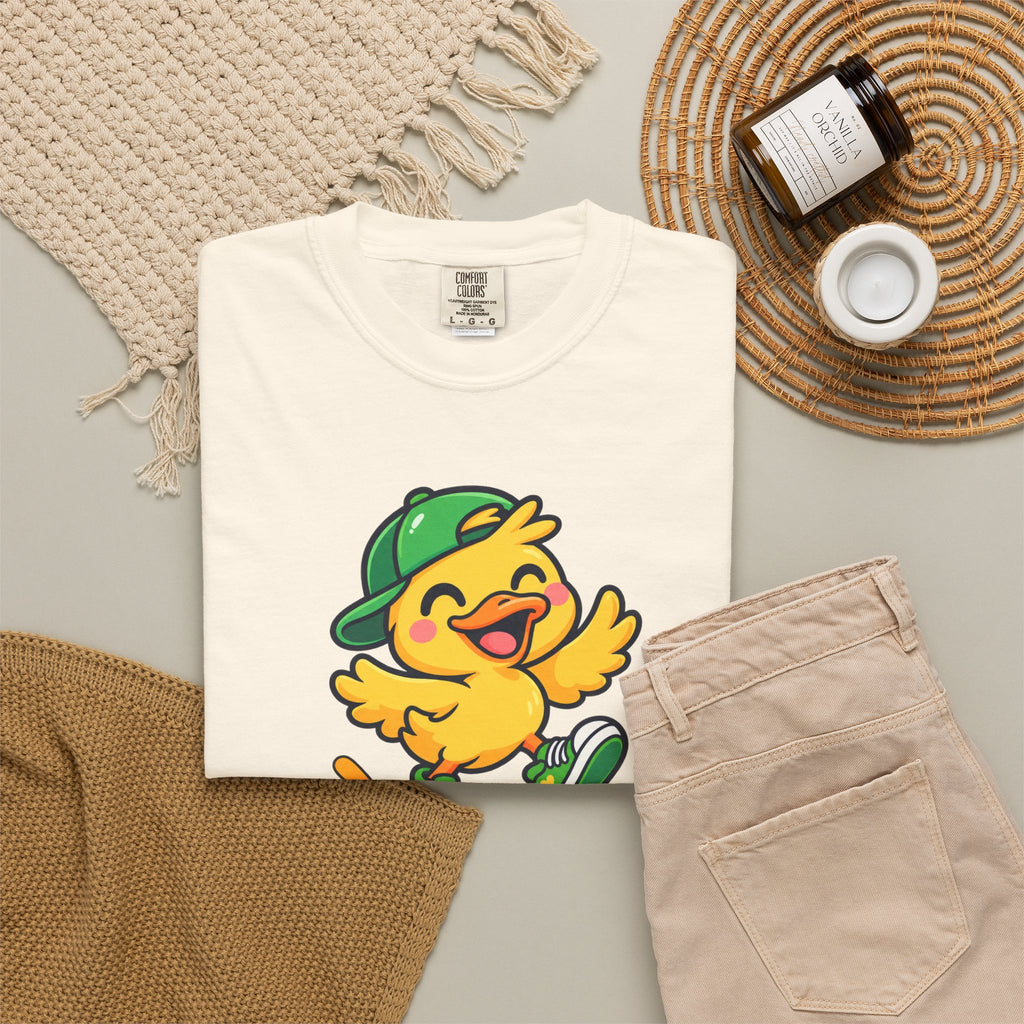 Just Ducky! – Cute Happy Duck Graphic T-Shirt