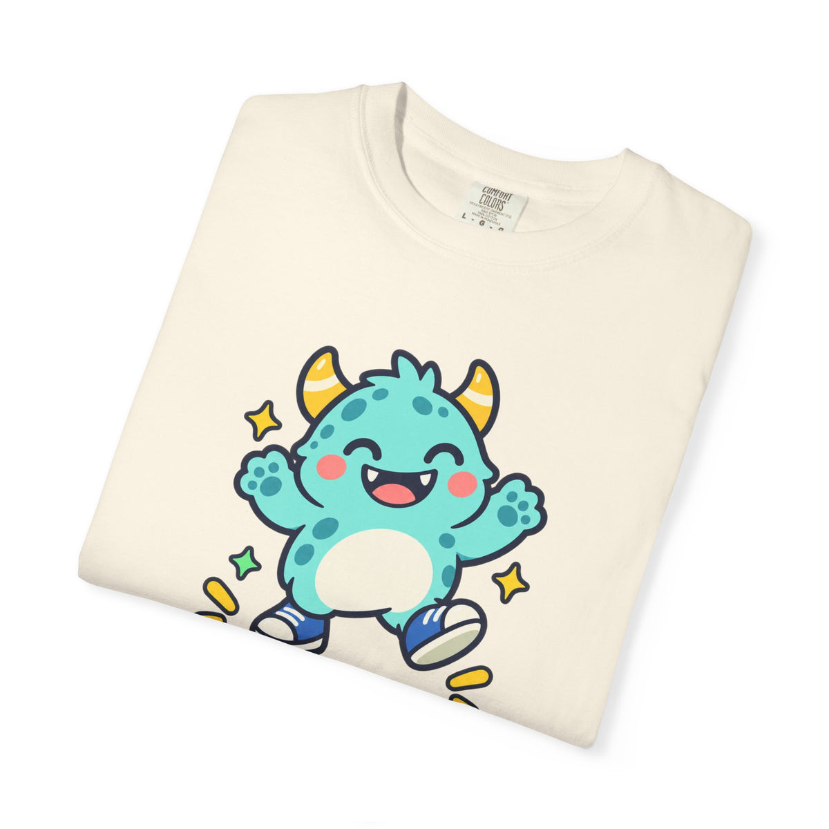 Stay Monster Happy – Cute Monster Graphic T-Shirt