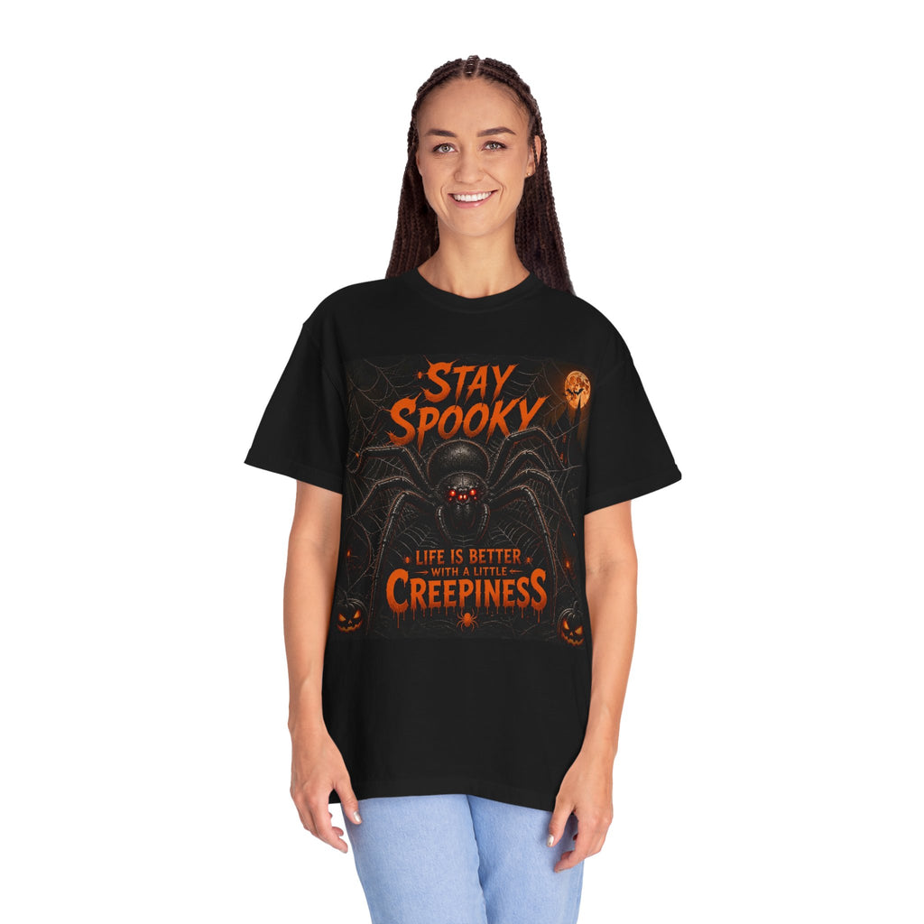 Stay Spooky Halloween T-Shirt — "Life Is Better With A Little Creepiness"