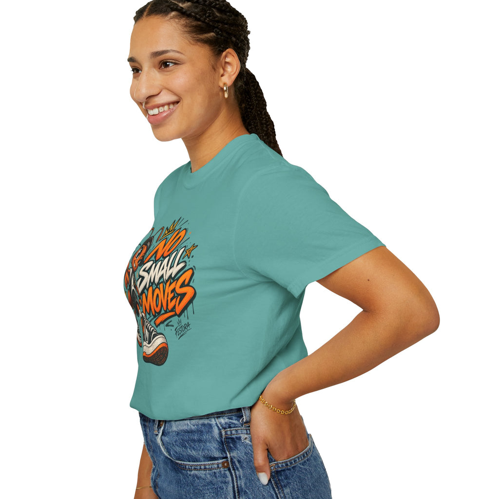 No Small Moves T-Shirt — Retro Sneaker Character Graphic Tee
