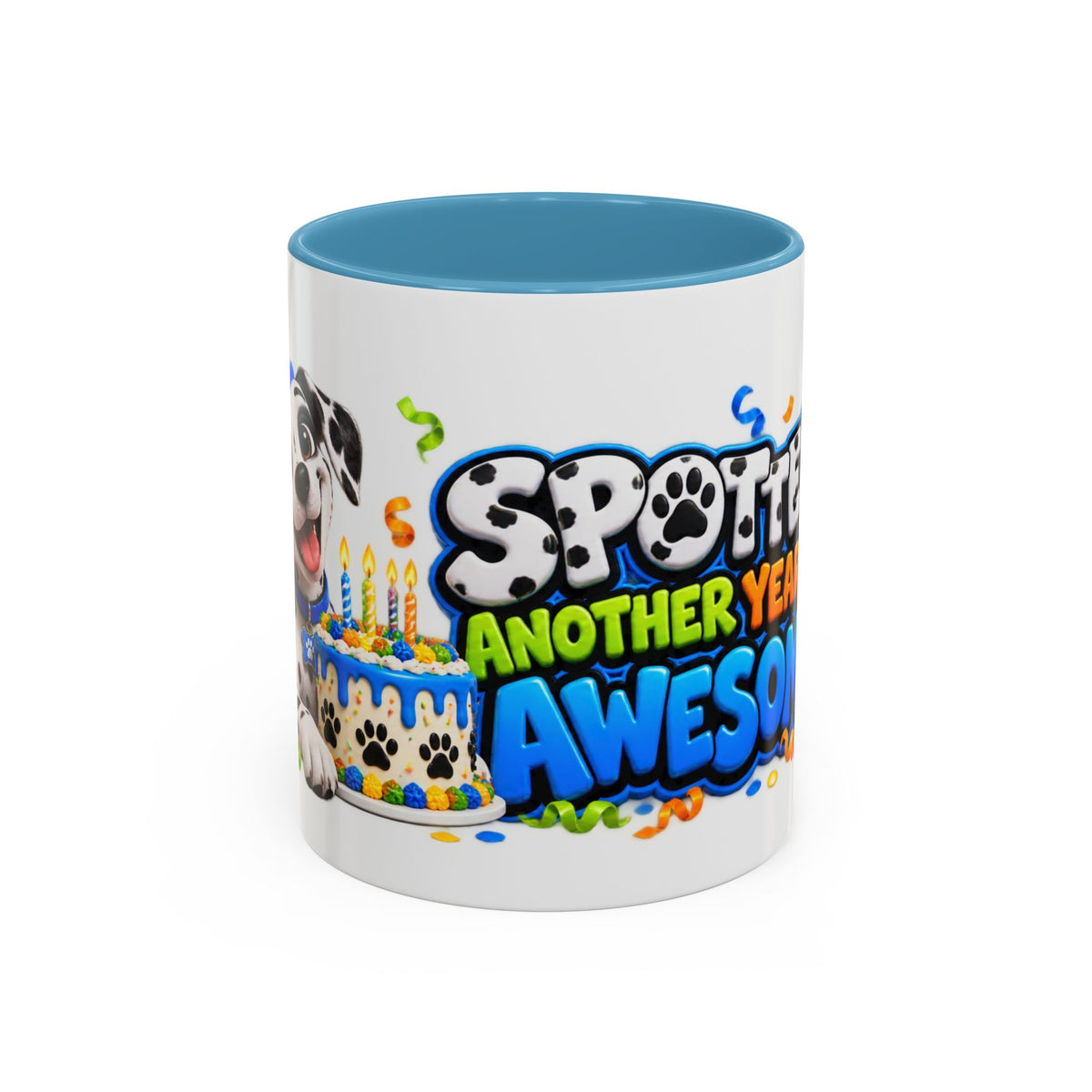 Dalmatian Birthday Mug – Spotted Another Year of Awesome White Coffee Cup