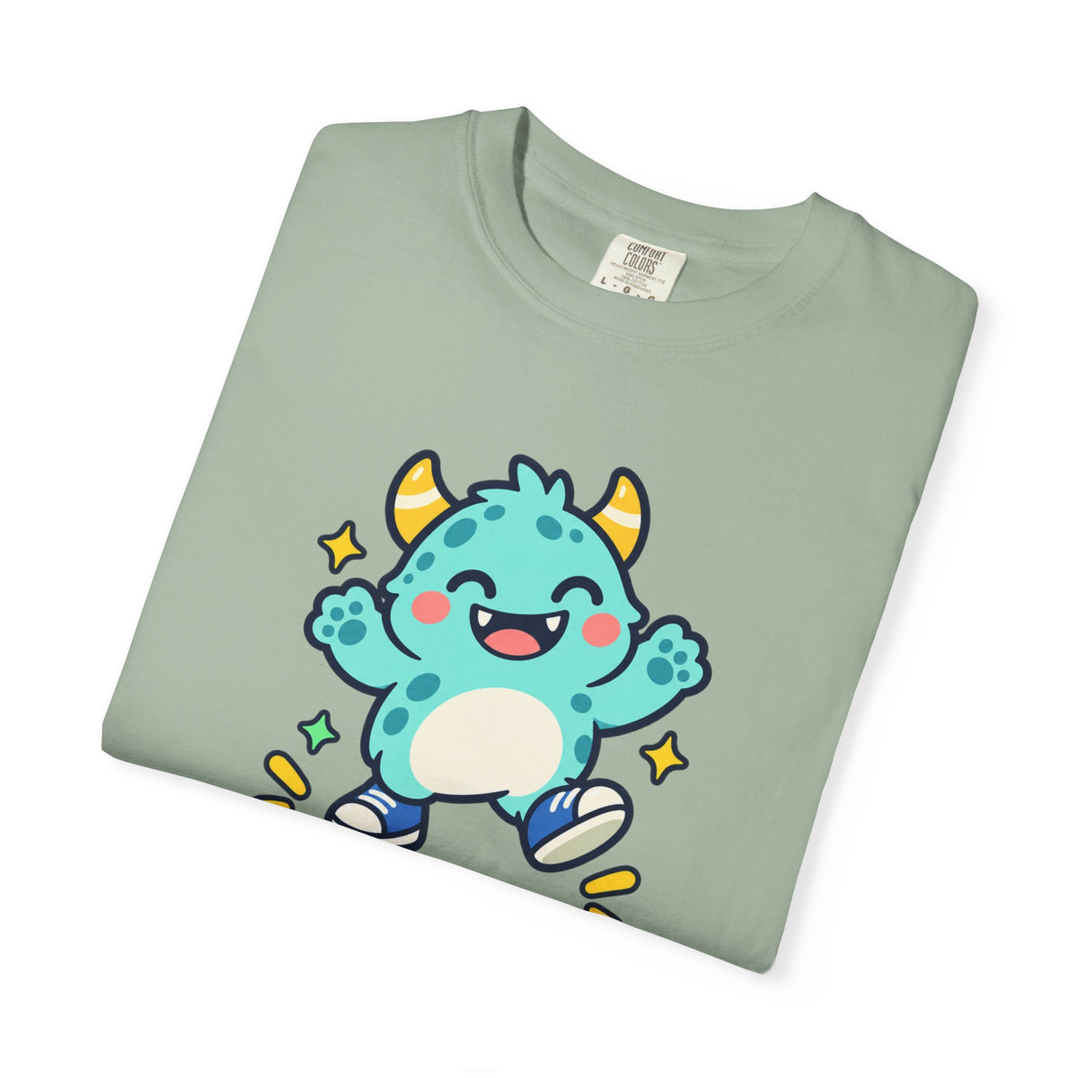 Stay Monster Happy – Cute Monster Graphic T-Shirt