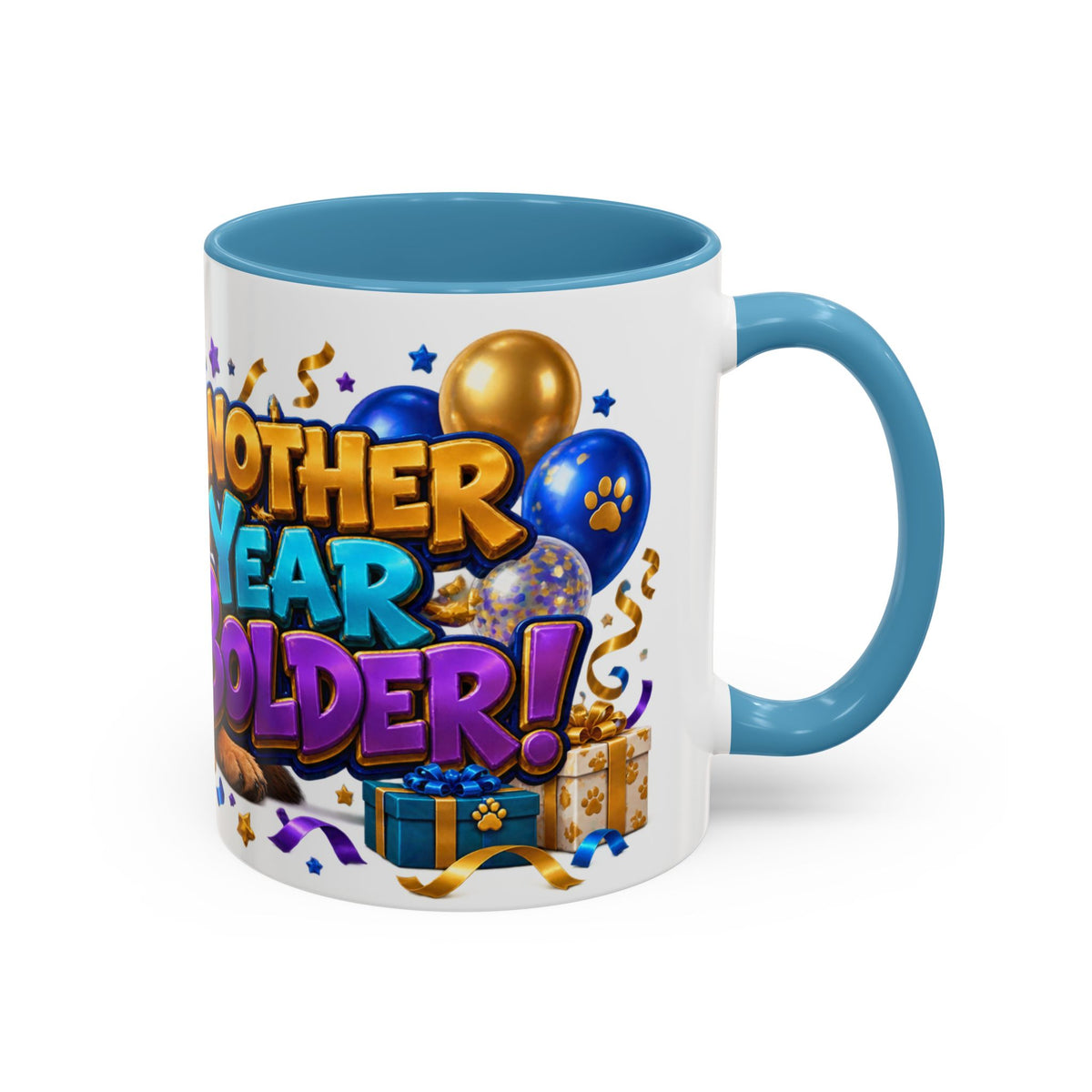 German Shepherd Birthday Mug – Another Year Bolder White Coffee Cup