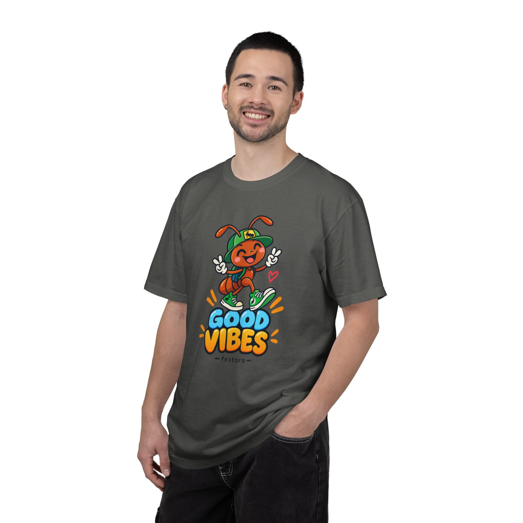 Good Vibes – Happy Ant Graphic T-Shirt
