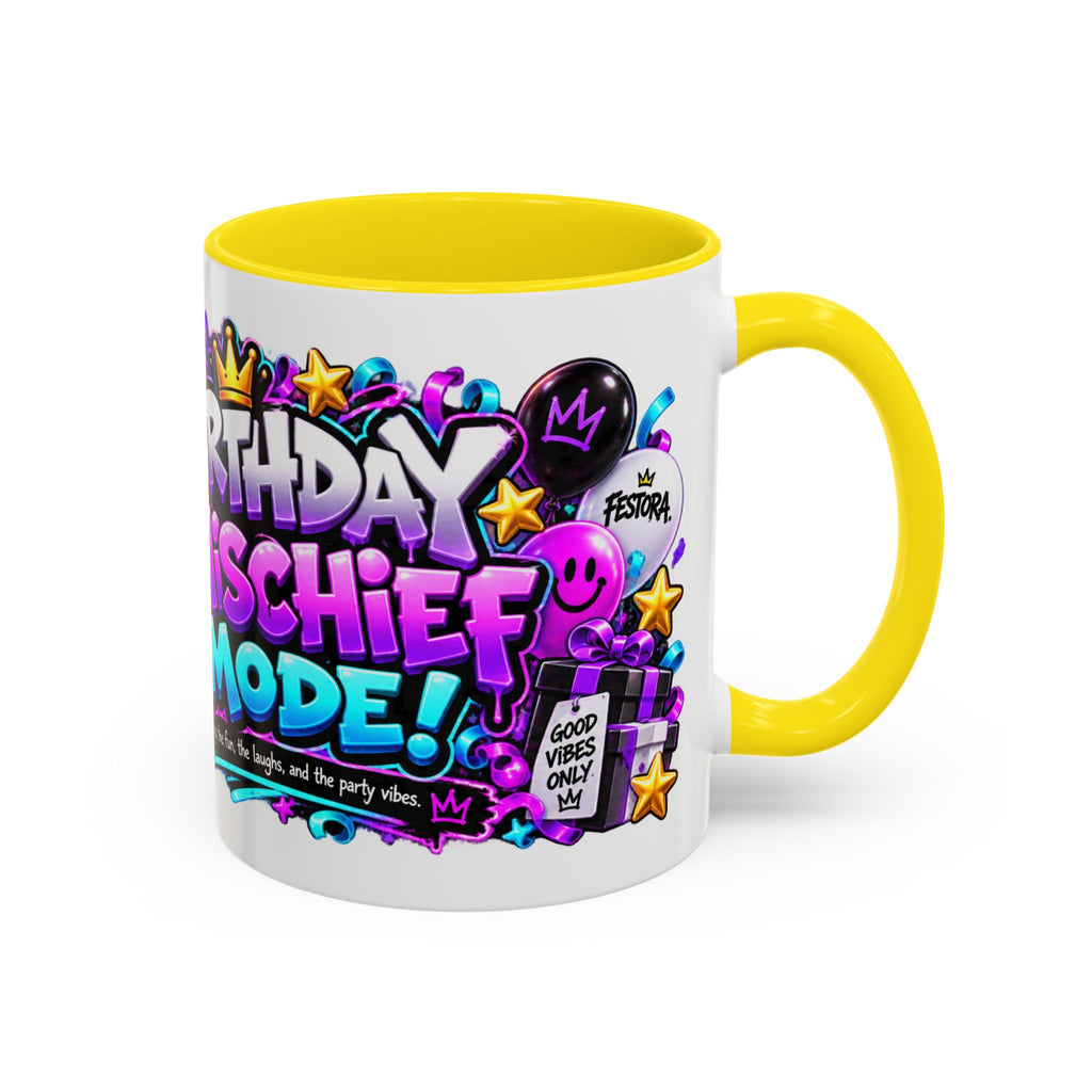 Festora Alien Birthday Mug – Birthday Mischief Mode Coffee Cup
