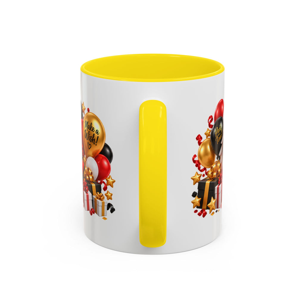Happy Birthday Eagle Mug – Colorful 3D Birthday Gift – White Coffee Mug