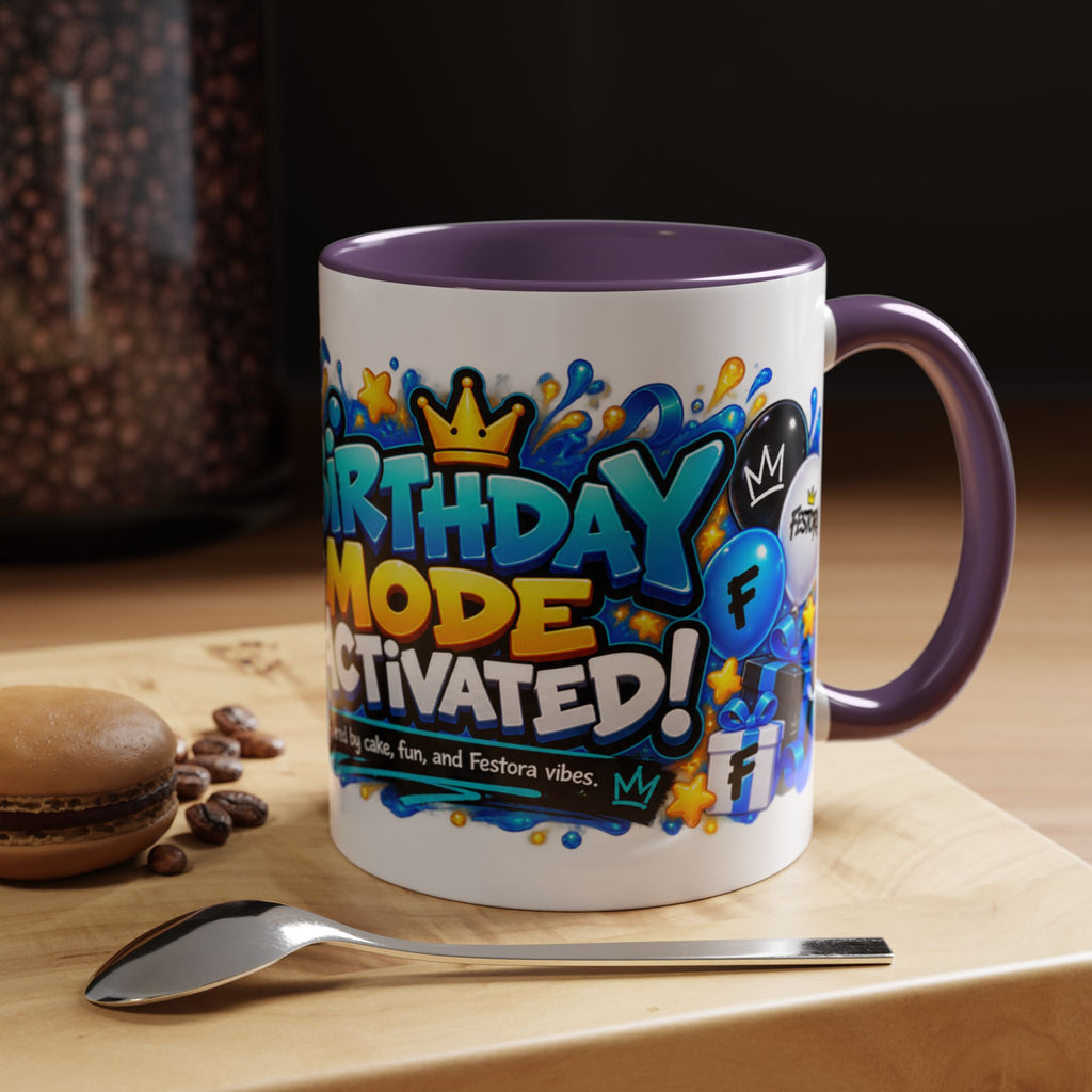 Festora Bot Birthday Mug – Birthday Mode Activated Robot Coffee Cup